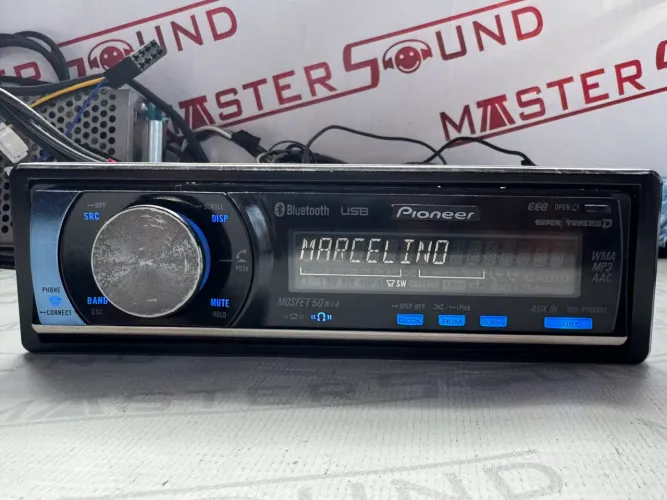 Cd usb rádio Bluetooth auxiliar pioneer deh-p7080bt na promoção