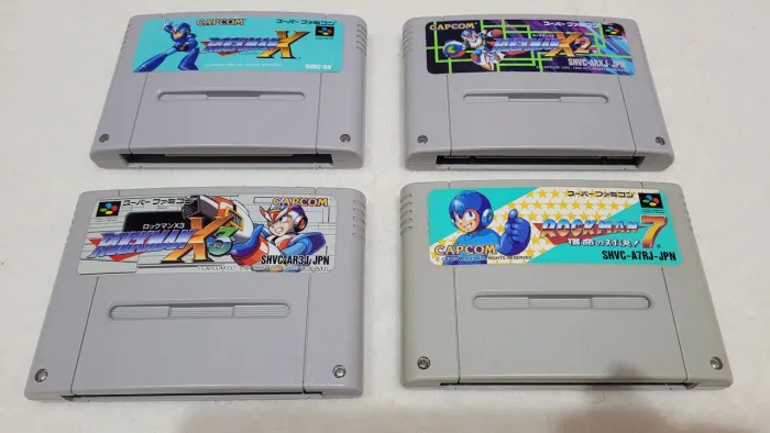 Mega man rockman snes lote original 