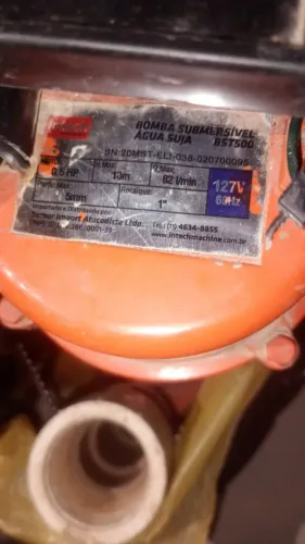 Bomba de limpeza de reservatório