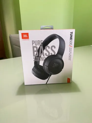 JBL, Fone de Ouvido, Tune 500 - preto (NOVO)