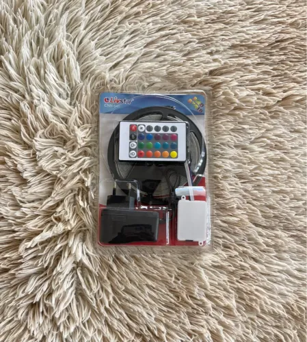 Fita de LED Colorida com Controle Remoto - Nova