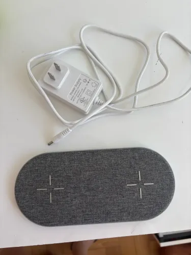 base de carregamento sem fio dupla (wireless charger)