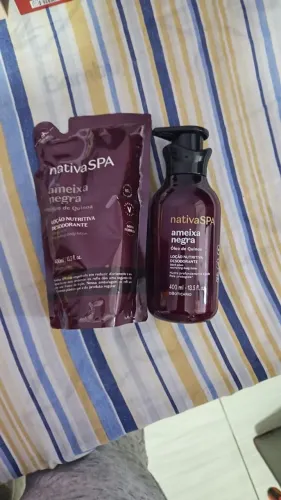 Kit Refil + Loção Nutritiva Desodorante Nativa SPA Ameixa Negra