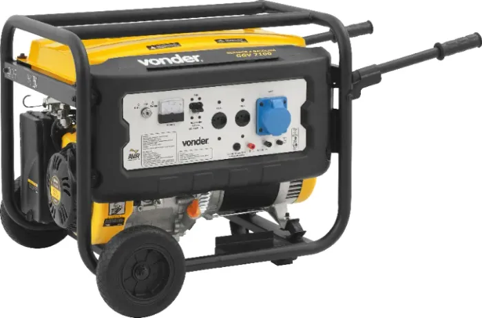 Gerador a gasolina 7.100 W, 110 V~/220 V~, GGV 7100, VONDER 