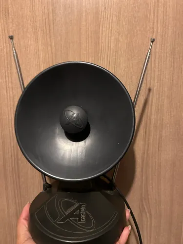 Antena Interna Digital UHF/VHF/FM Mini Parabólica Castelo