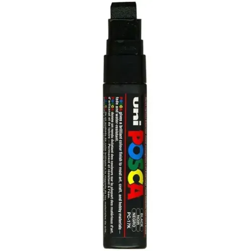 Caneta Posca 17k nova lacrada PRETA