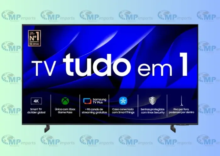 Loja MP Imports: Samsung Smart TV 50" UHD 4K 50DU7700 - Processador Crystal 4K, Gaming Hub