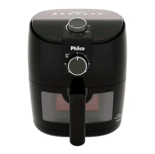 Fritadeira Air Fryer Philco PAF40A - 1500W Redstone 4 Litros, Preto 220v