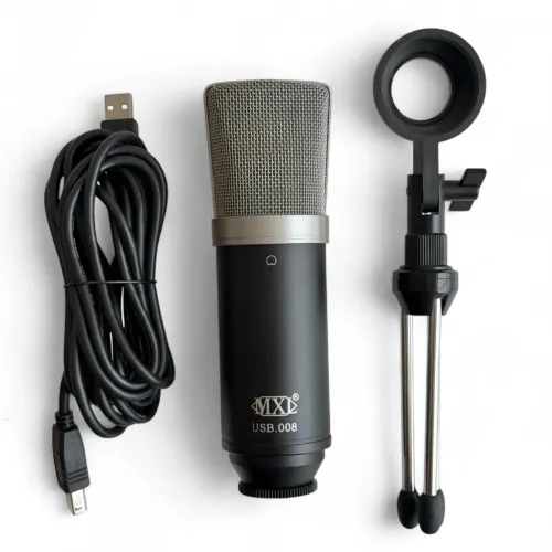 Microfone USB MXL USB.008 - Qualidade de Áudio Profissional