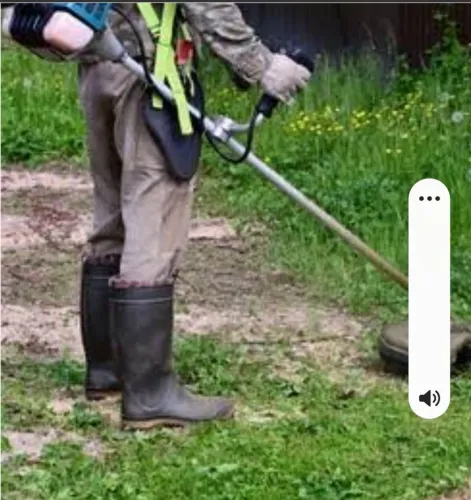 Cortador de grama poda de árvores jardinagem limpeza de jardim