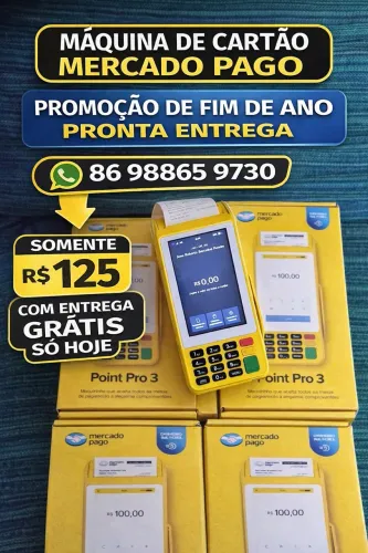 Máquina de cartão do mercado pago 