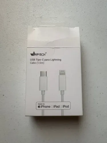 Cabo USB Tipo-C para Lightning 1,5m