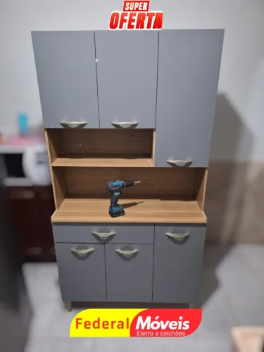 Armário para Cozinha 90,9 cm - Novo, Prático e Moderno!