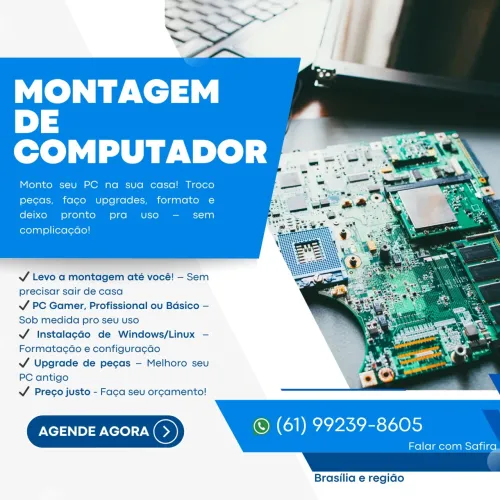 Montagem de pc/ computador - Barato
