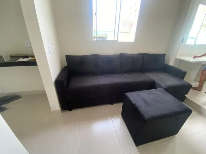 SOFÁ muito lindo e PRÁTICO 4 lugares 3 CAMAS PAGUE so na ENTREGA