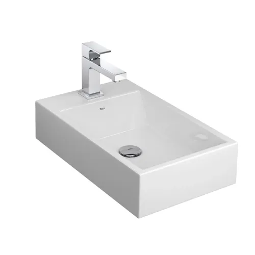 Pia Cuba Apoio Retificado angular 500x300mm L10217 Branco - Deca