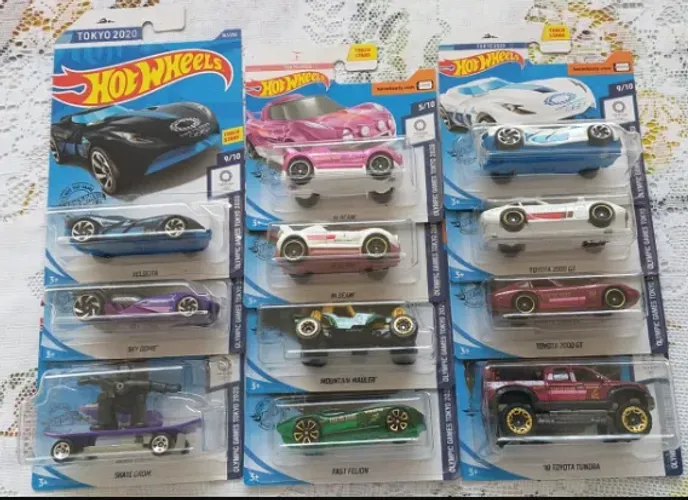 Hot Wheels Tokio 2020 miniaturas de coleção - 17jcd