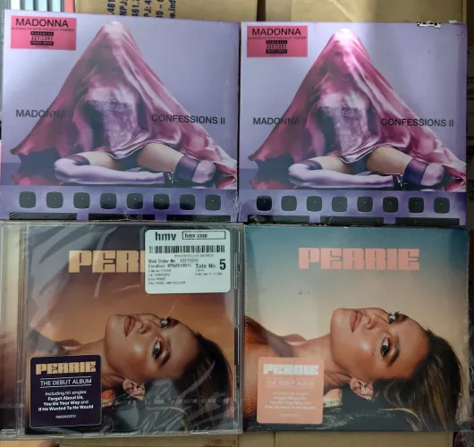 Coleção CDs Perrie e Madonna Novos