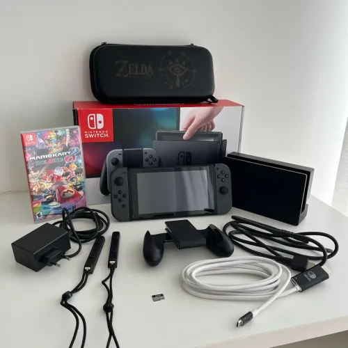 Nintendo Switch V1 completo e ótimo estado
