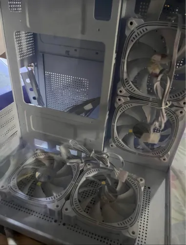 Gabinete gamer aquário com fans