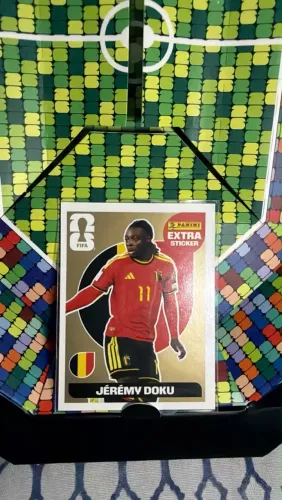 Figurinha Extra Stick Legend JÉRÉMV DOKU 2026 Rara