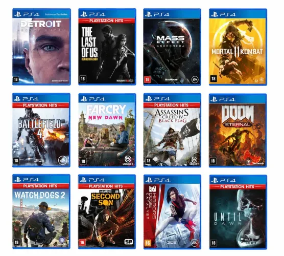 ? Jogos de PS4 Originais - Vários Títulos Imperdíveis | R$80 Cada | Aceito Propostas