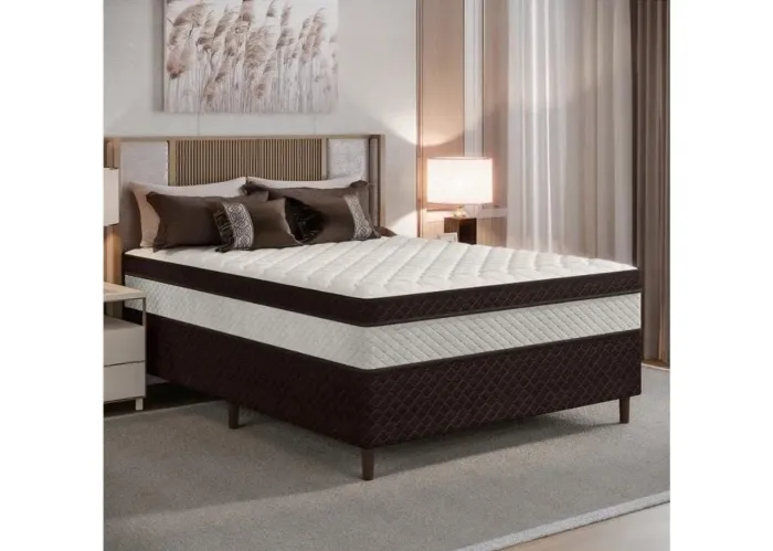 Cama box casal nova na embalagem