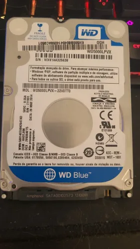 HD 500gb Notebook WD Blue