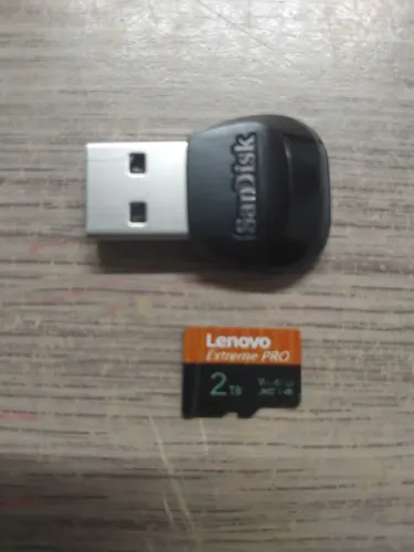 Cartão de memória 2TB + ADAPTADOR USB