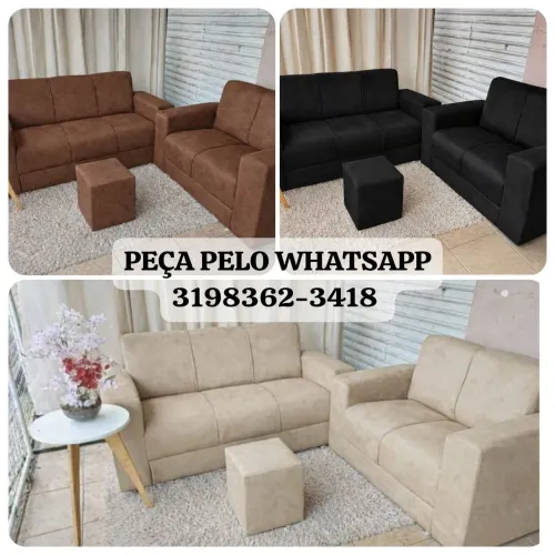 SOFÁ 2 E 3 LUGARES NEW