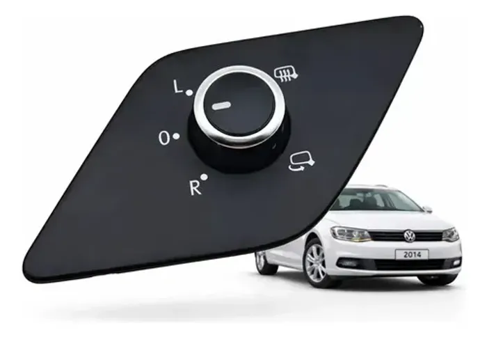 Botao Retrovisor Eletrico Jetta 2011 2017 Com Rebatimento