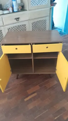 Cômoda MDF 2 gavetas e 2 portas - Art Decor Moderno