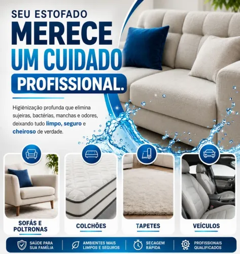 Limpeza e higienizado de estofados
