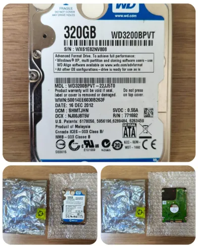 HD 320gb 2.5 sata Western Digital - Notebook/ps3/ps4/xbox/backup