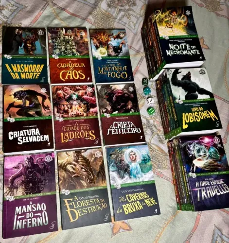 Coleção Livros-Jogos Aventuras Fantásticas (Ed. Jambô) - Vol. 01 ao 27
