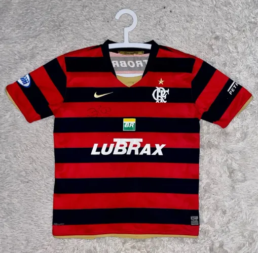 Camisa Flamengo Nike 2008/2009 autografada pelo Zico