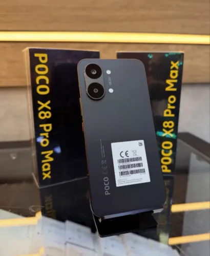 Poco x8 Pro Max 5G 512GB+12GB RAM-PRETO BRANCO LACRADO