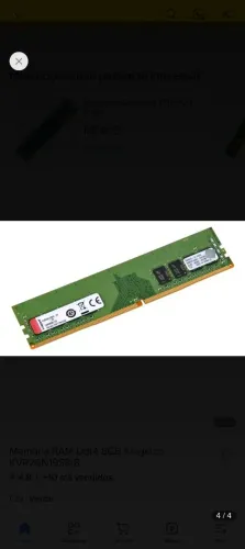 Memória ram ddr4 16gb Kingston 3200mhz