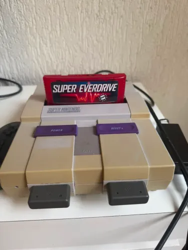 Super Nintendo SNES Completo 2 Controles Sem Fio Cartucho Multijogos HDMI