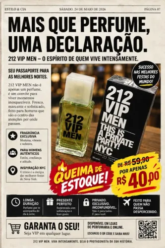 Perfume 212 Vip Men
