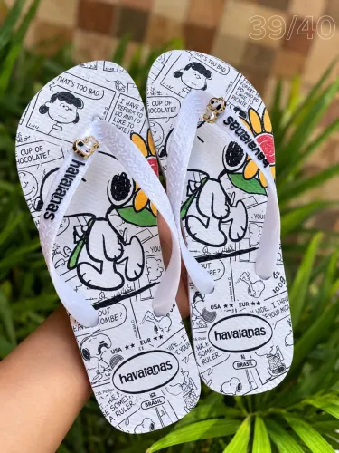 HAVAIANAS PERSONALIZADAS/ sandália com pingente
