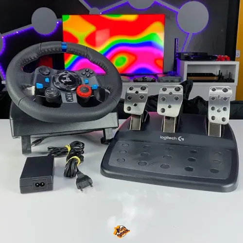 Volante G29 PS4, PS5 e PC (Seminovo) - Logitech | Aceitamos Trocas! | Parcelamento em 24x