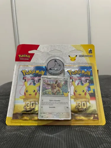 Blister Duplo Pokémon TCG Celebrações de 30 Anos - Eevee
