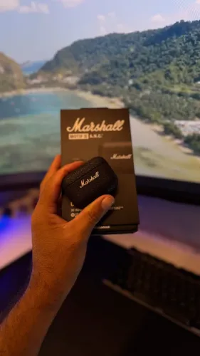Marshall Motif II ANC Black ? True Wireless ? ANC ? Completo na caixa
