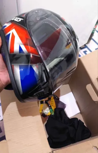 Capacete Axxis Reino Unido Moto