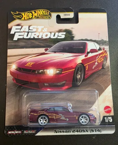 Hot Wheels Premium Nissan 240sx Silvia Fast Furious Velozes