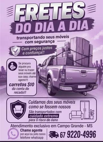 Fretes pequenos 
