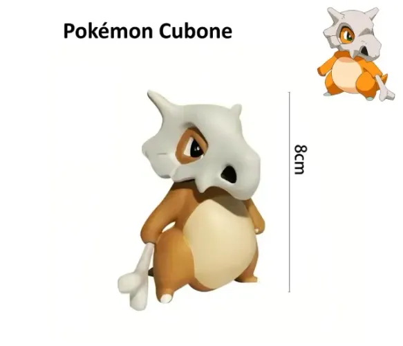 Miniatura pokemon cubone 8cm