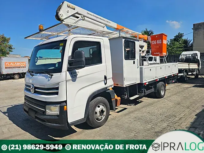 VW 6160 | Cesto Aéreo 13m | Cabine Auxiliar