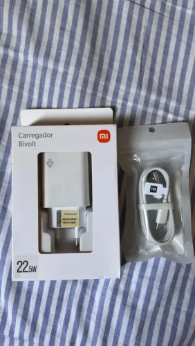 Carregador XIAOMI com cabo USB-C original turbo